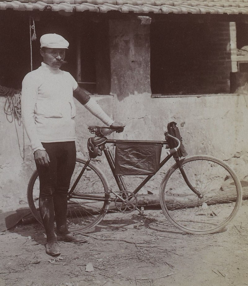 Maurice Garin au départ du premier Tour de France